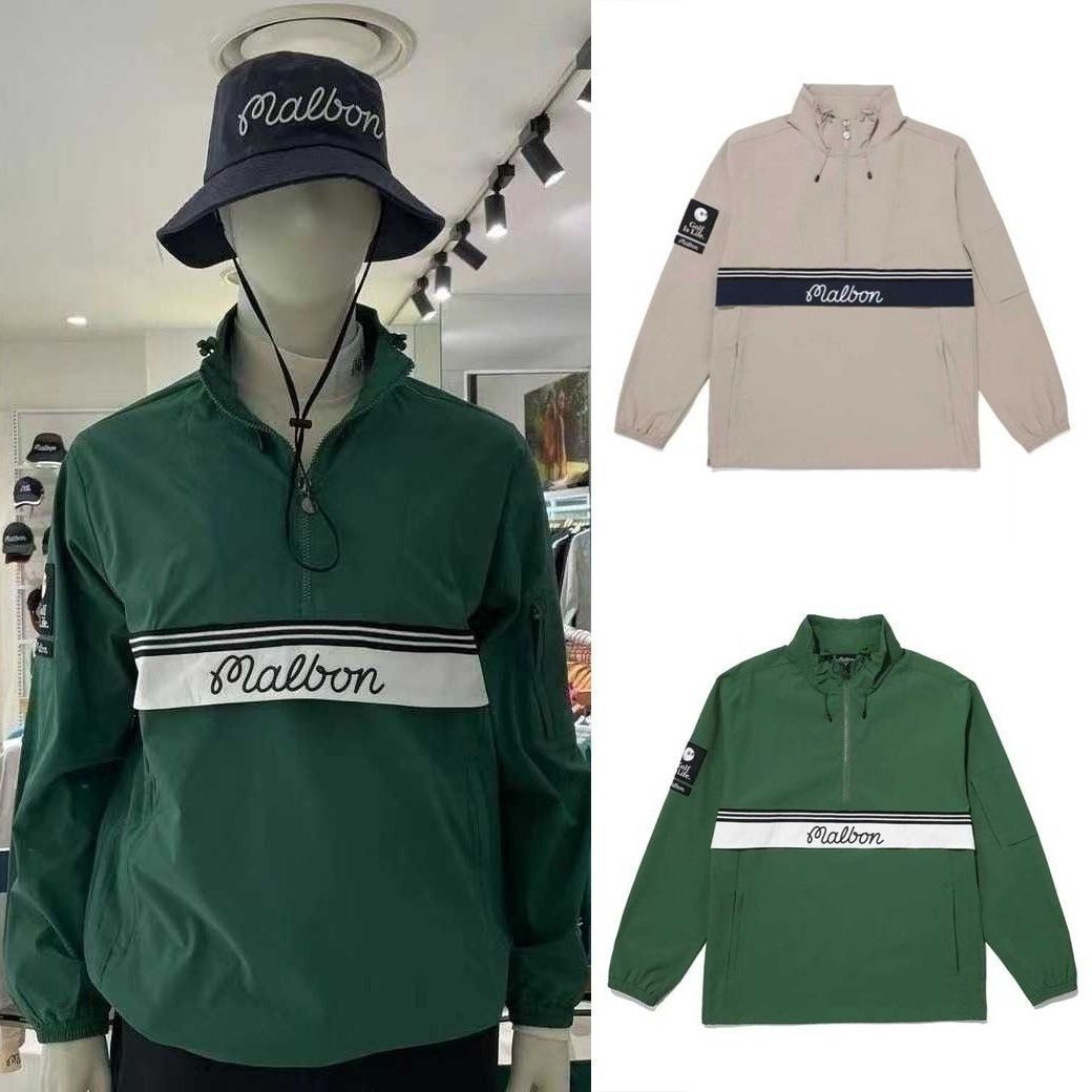 Malbon Korea Men Windbreaker Jacket Outerwear