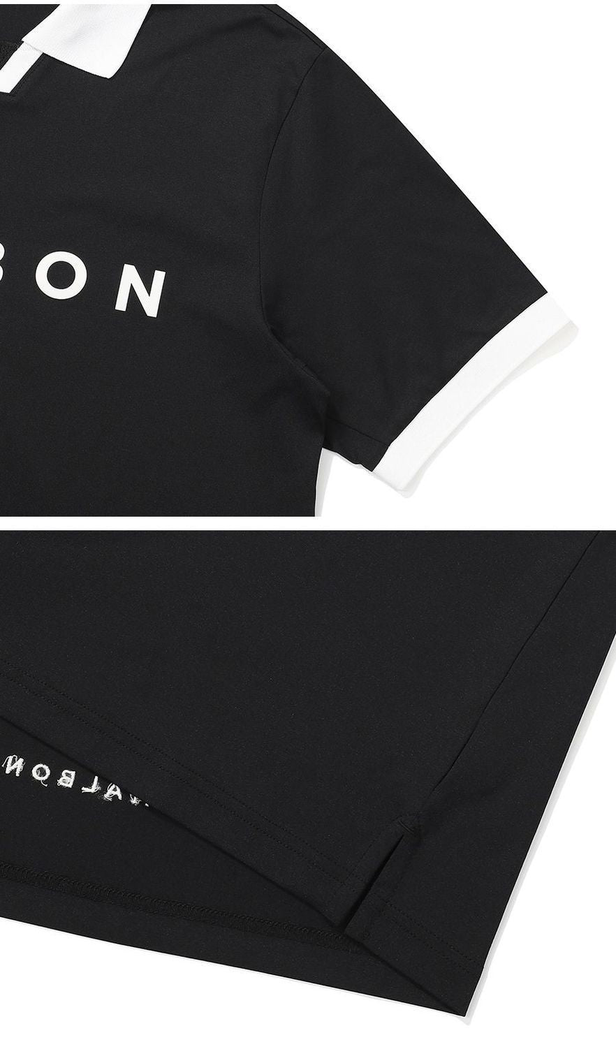 Malbon Korea 2025 Summer New Men's Golf Polo T-Shirt Short Sleeve