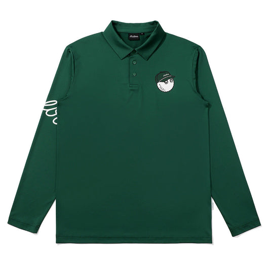 Malbon Korea New Men's Bucket Tech Polo T-Shirt Golf Top