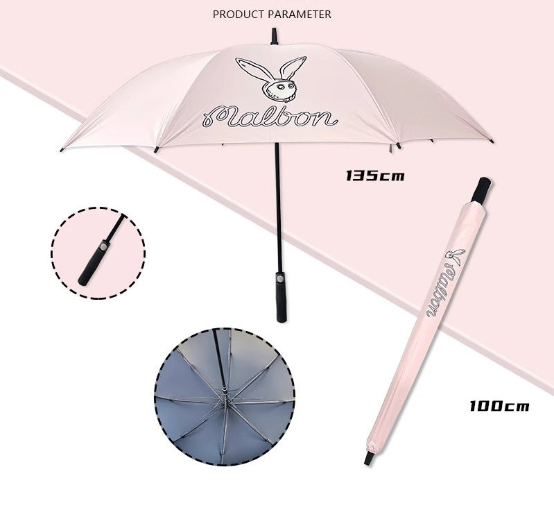 South Korea's Malbon Golf Umbrella Women's Sunscreen Sunshade Automatic Ultralight Umbrella