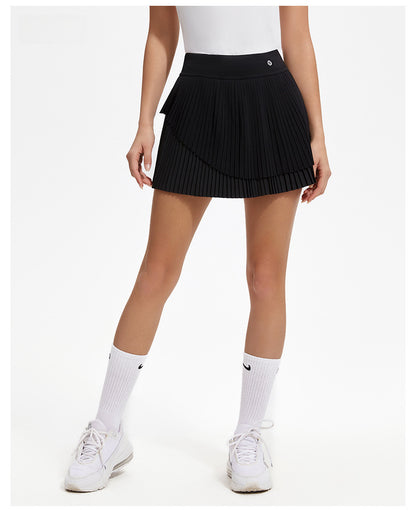 Double Pleated Multi-Sports Skirt, Plus-Sizes for Spring