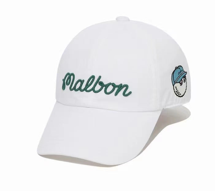 MB Golf Cap Performance Script Ball Cap Unisex Hat