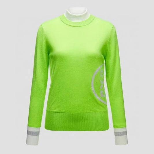 G/FORE Korea Women Essential Windproof Sweater, FW High Neck Golf Knit Shirt