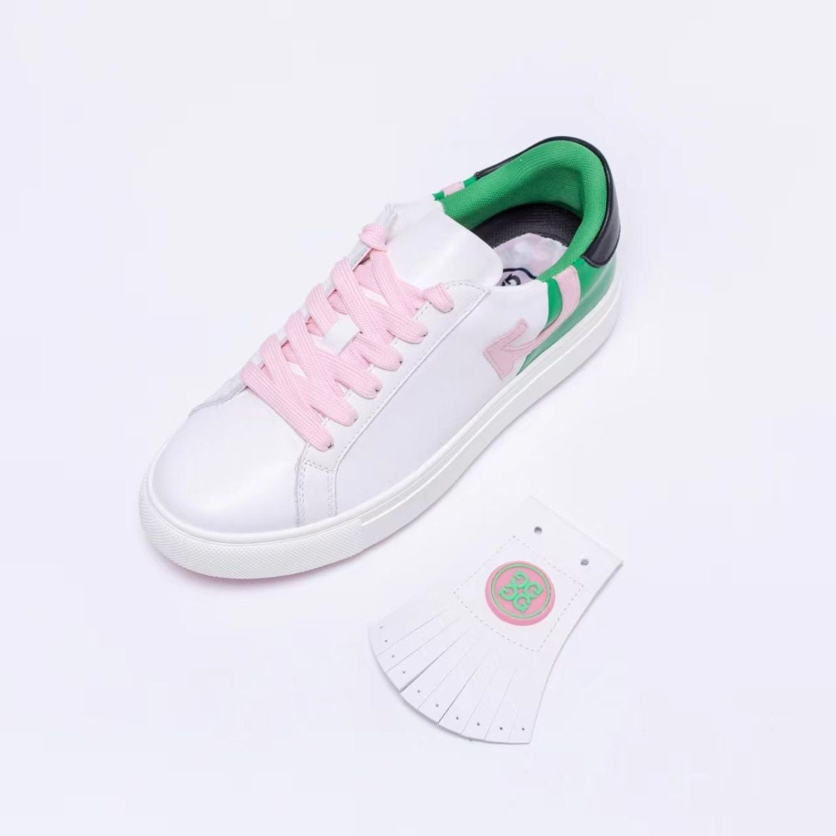 G/FORE Korea Limited Edition DURF Leather Kiltie Two-Tone Golf Shoes for Women waterproof sneakers