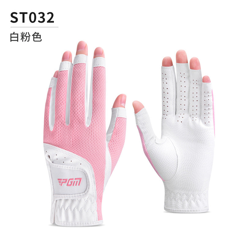 PGM Ladies Golf Gloves Fingerless Gloves Set (Left & Right Hands)