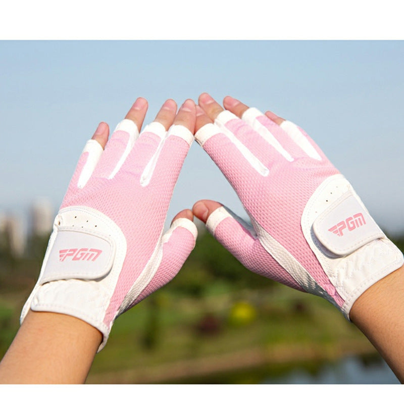 PGM Ladies Golf Gloves Fingerless Gloves Set (Left & Right Hands)