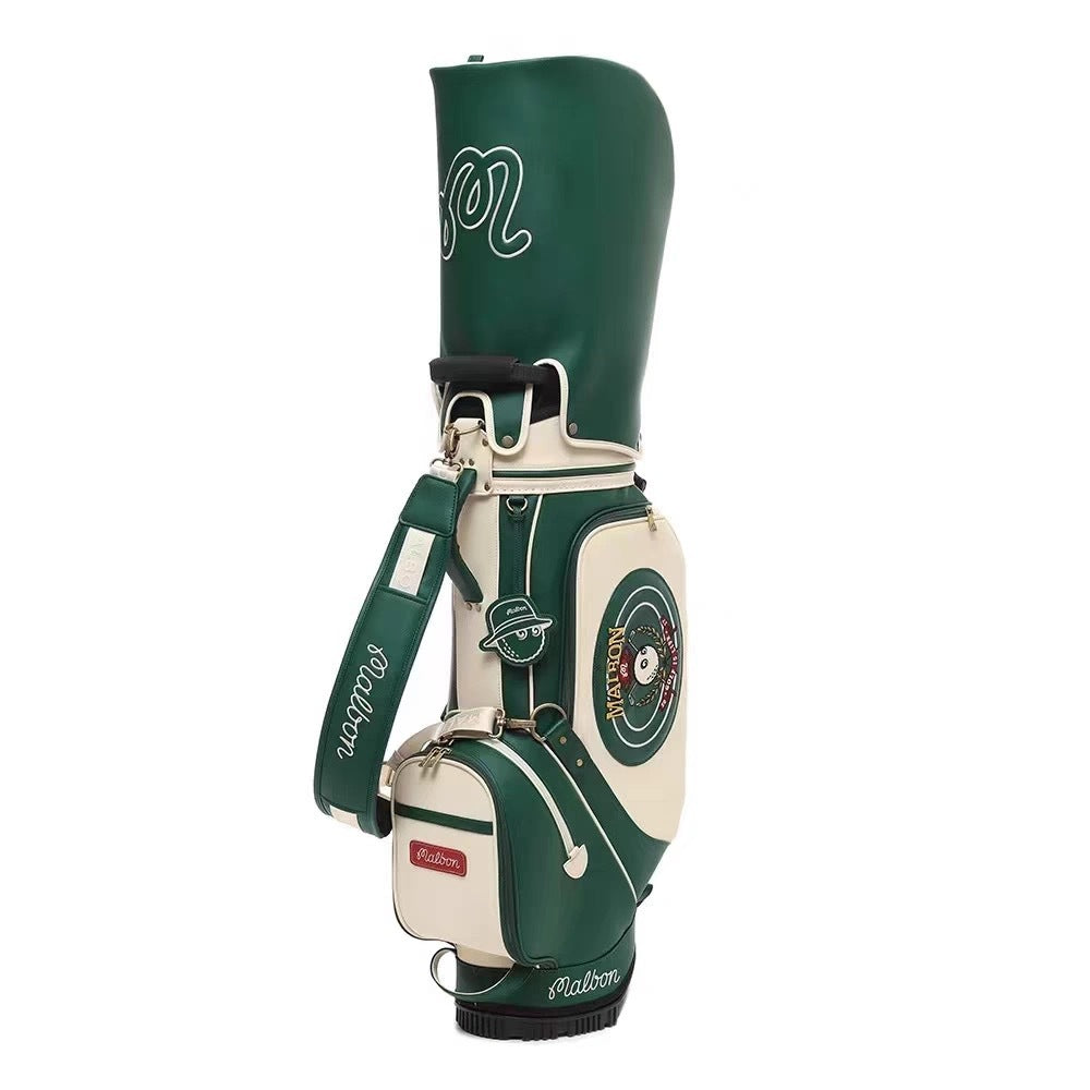 MALBON Korea 2025 Limited Edition Newtro Heritage Stand Bag Lightweight Waterproof Caddy Golf Bag