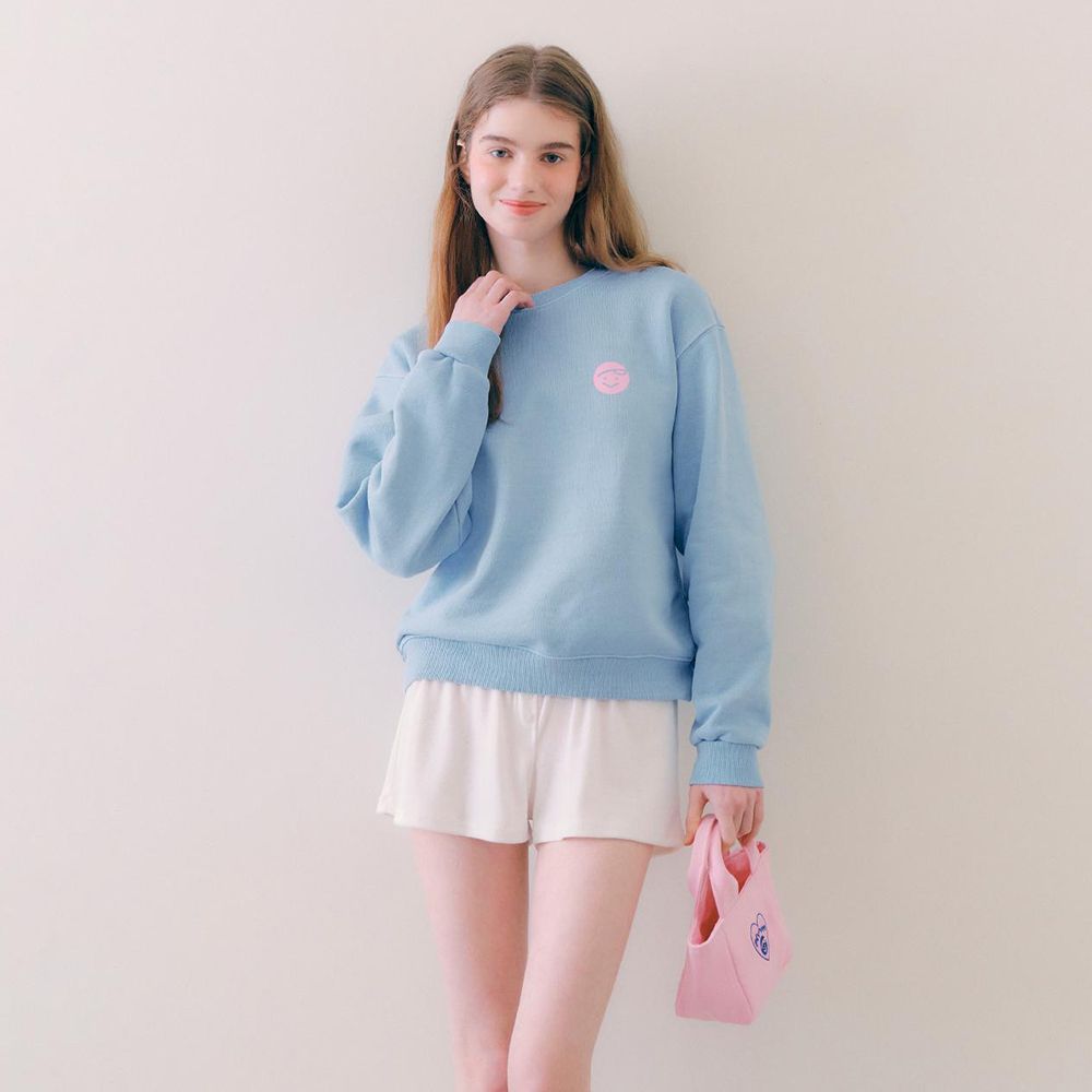 Pivvee Korea Women's Long Sleeved Crew Neck Golf Sweatshirt Cotton