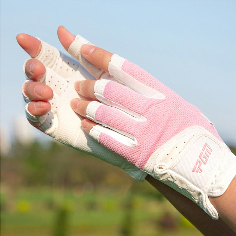 PGM Ladies Golf Gloves Fingerless Gloves Set (Left & Right Hands)