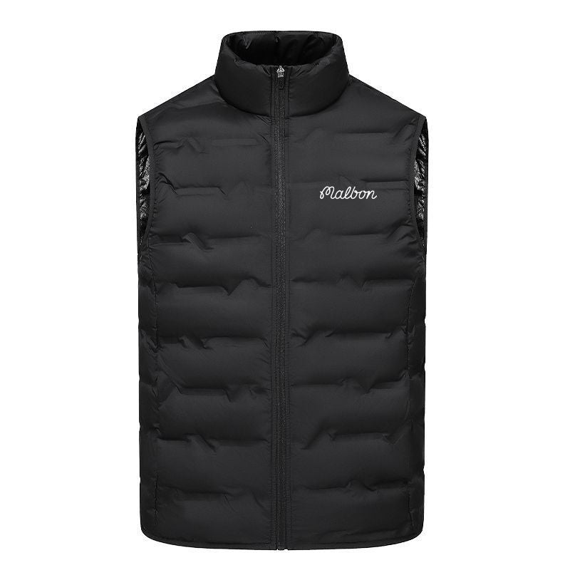 MALBON Golf Korea Men FW Duck Down Vest Thermal Lock Temperature