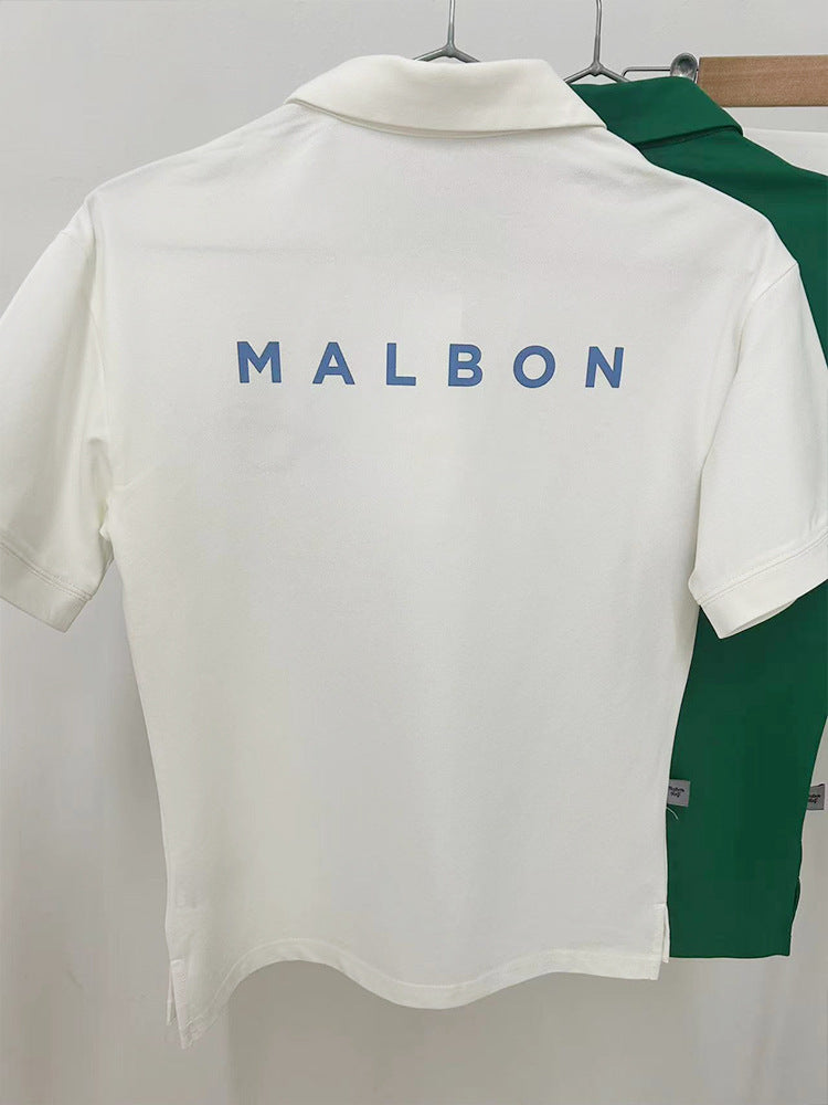 MALBON Korea Women's Bucket Polo T-shirt short sleeve