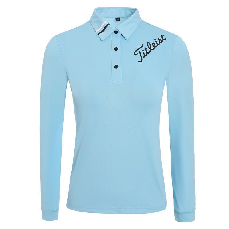 TITLEIST Women Long-Sleeve Shirt FW Golf Apparel Spring T-Shirt Quick Dry Slim Fit Top