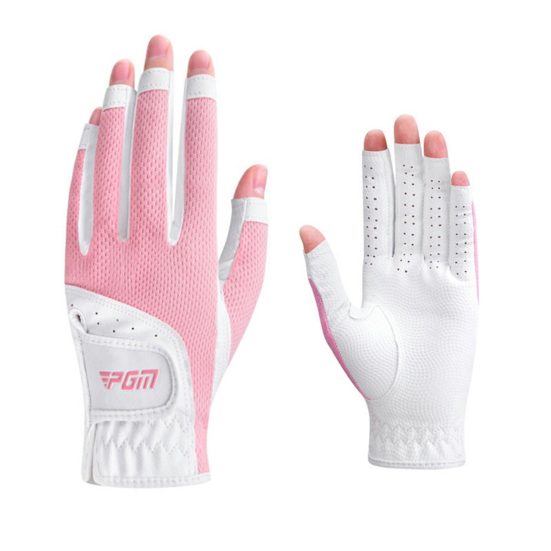 PGM Ladies Golf Gloves Fingerless Gloves Set (Left & Right Hands)