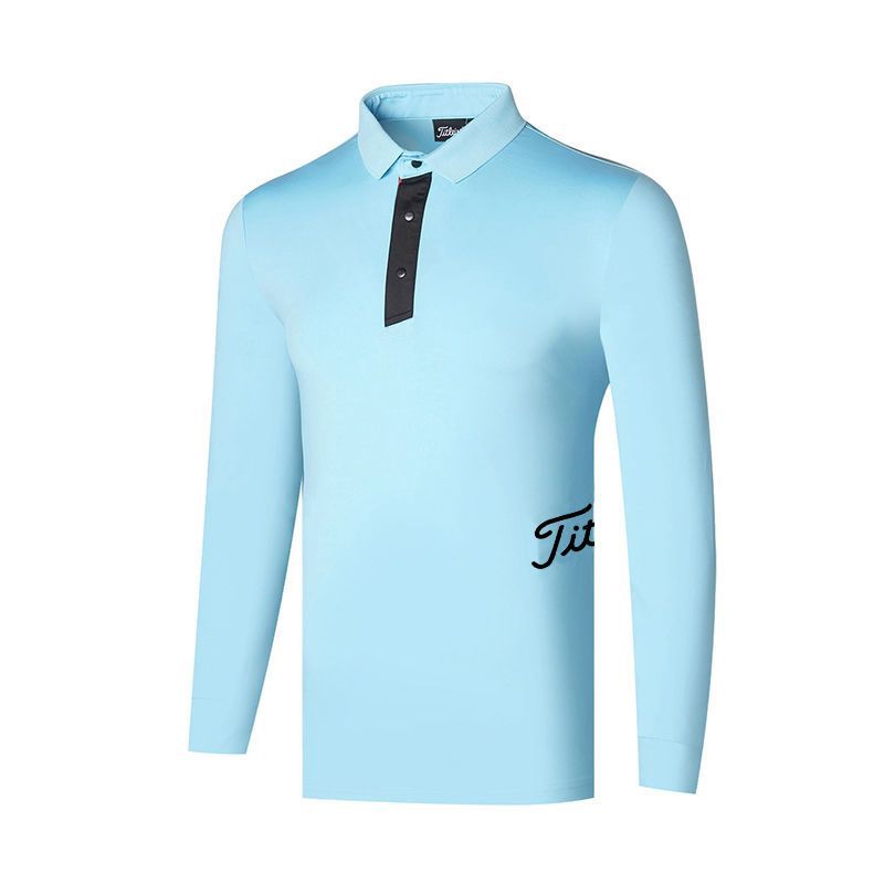 TITLIEST Korea Men Classic Golf Polo T-Shirt  FW Long Sleeve