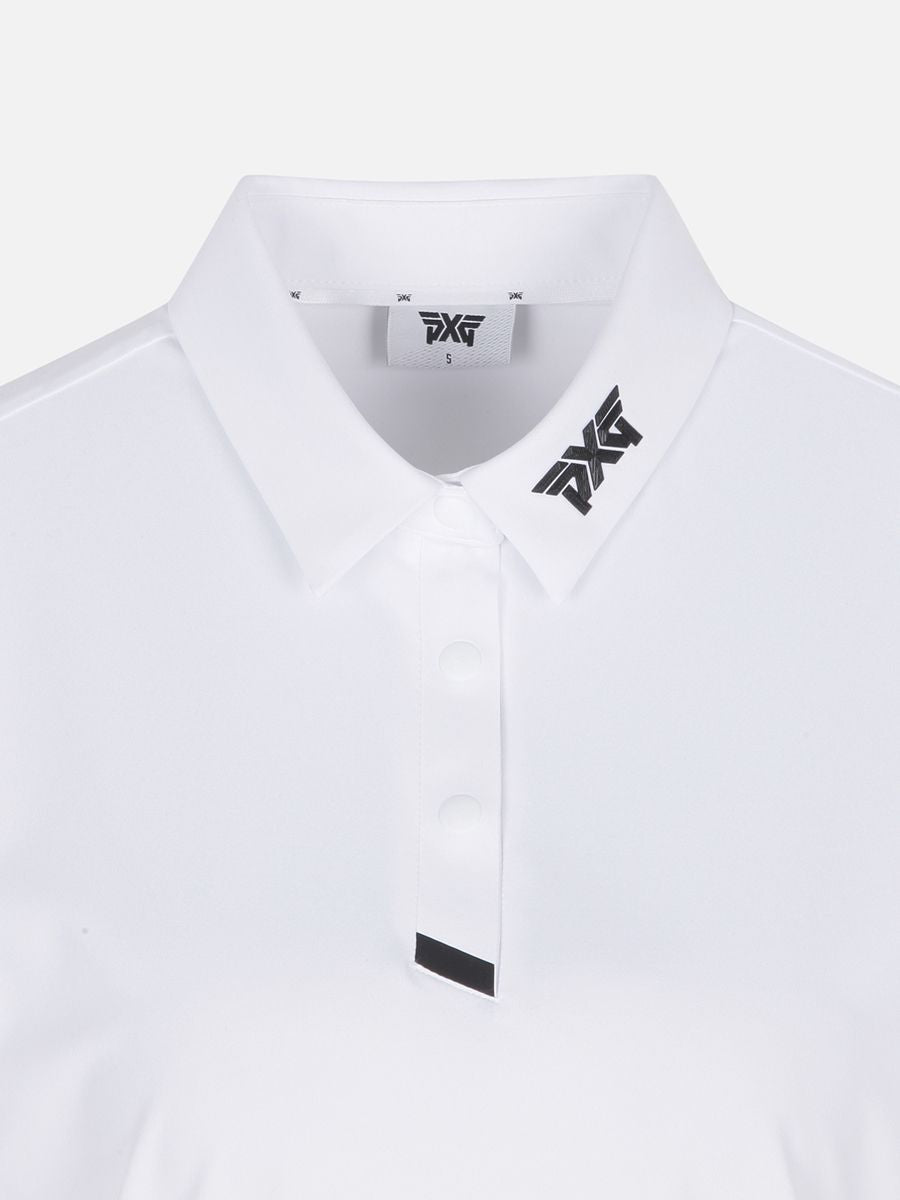 PXG Golf Apparel Women Short Sleeve Polo Shirt T-Shirt Sweat Wicking Jersey Slim Fit