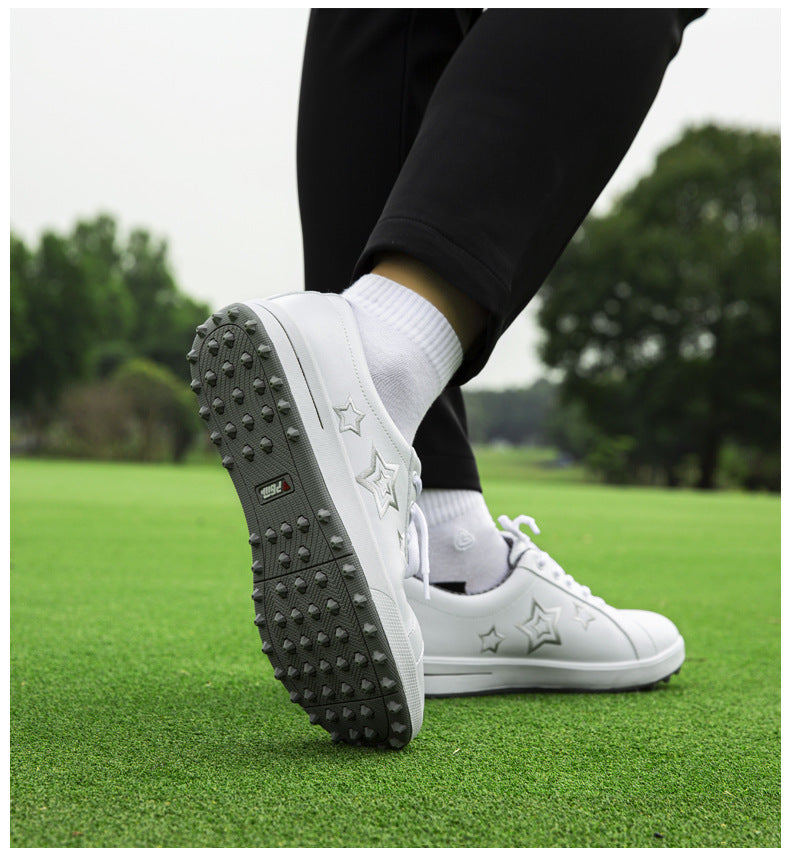 GREEN STAR Women's Golf Shoes Waterproof stud-less ladies casual golf shoes