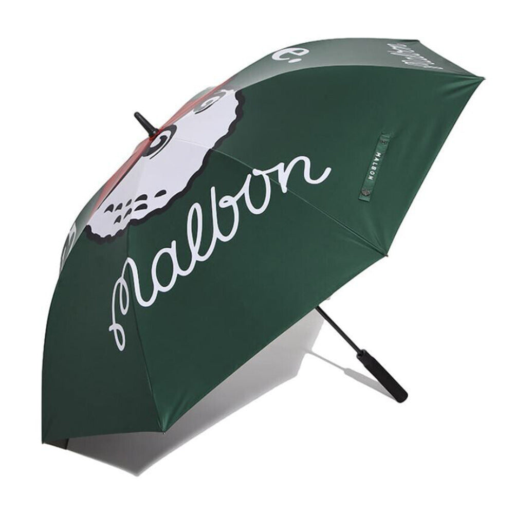 MALBON Korea Golf Umbrella Parasol Vinyl Coating UPF50+ Lightweight Design 130cm Large Size