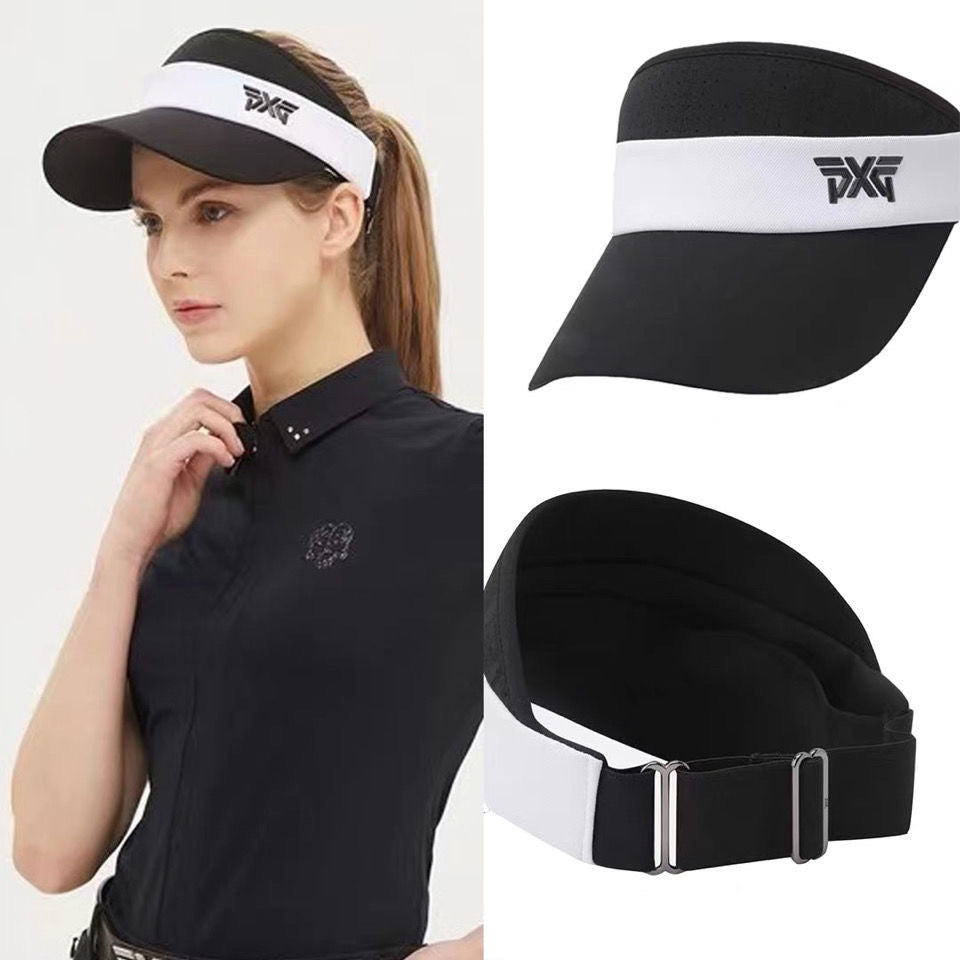 PXG Korea New Golf Hat Women's Visor for summer sweat-absorbing inner adjustable sun protection sun cap