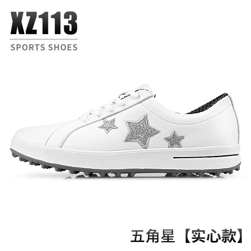 GREEN STAR Women's Golf Shoes Waterproof stud-less ladies casual golf shoes