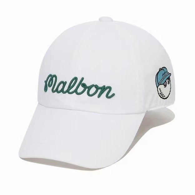 MB Golf Cap Performance Script Ball Cap Unisex Hat