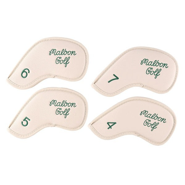 MB Golf 10pcs Iron Cover Set Cream White