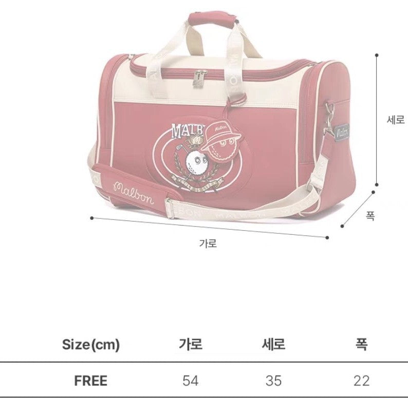 MALBON Korea Newtro Heritage Boston Bag 2025