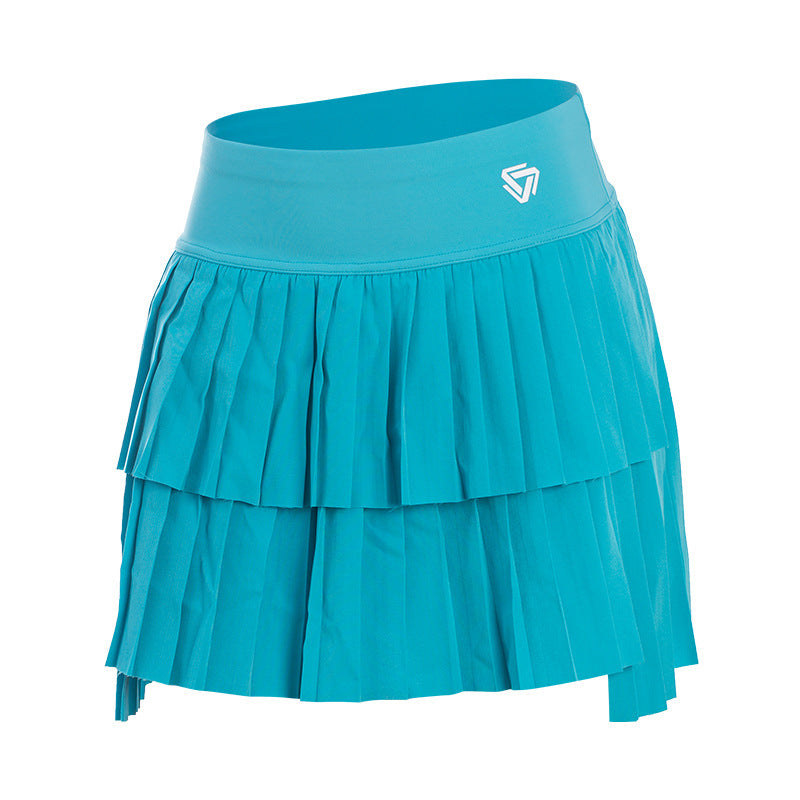 GREEN STAR Women's Double Layer Pleated Golf Skirt