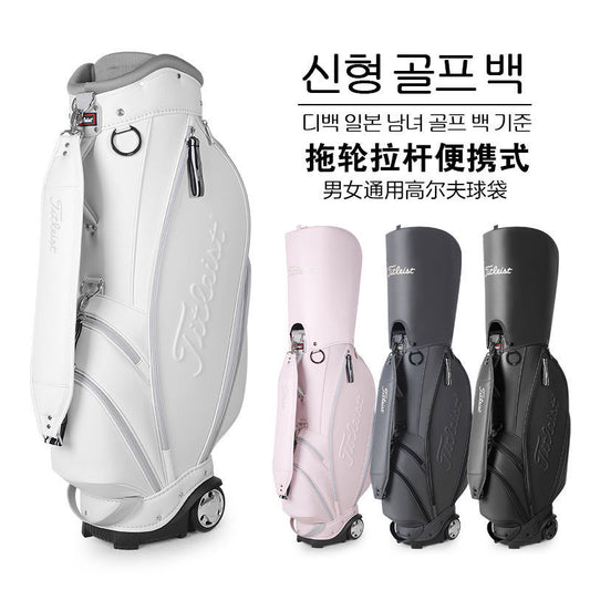 Titleist Urban Wheeled Caddie Bag Golf Bag Trolley with Wheels, Waterproof and Wear-Resistant