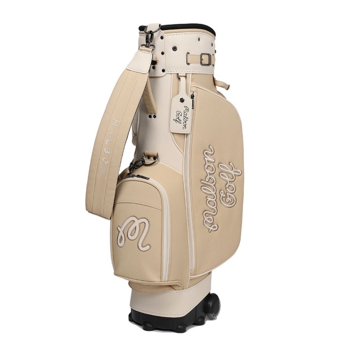 MALBON Korea New Basic Trolley Caddie Golf Bag with Wheels Waterproof