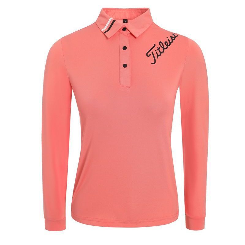 TITLEIST Women Long-Sleeve Shirt FW Golf Apparel Spring T-Shirt Quick Dry Slim Fit Top