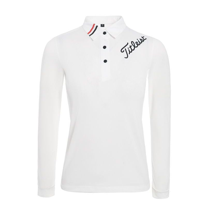 TITLEIST Women Long-Sleeve Shirt FW Golf Apparel Spring T-Shirt Quick Dry Slim Fit Top