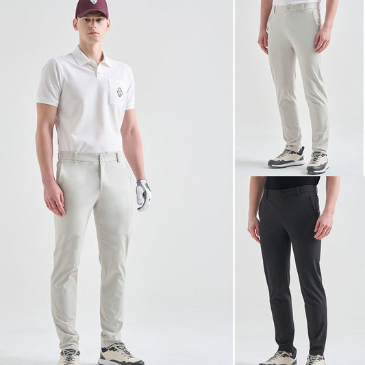 LANVIN BLANC Men's Golf Straight Pants 24 FW Sports Trousers