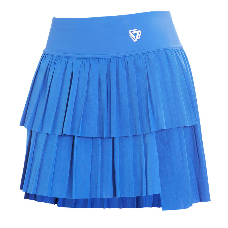 GREEN STAR Women's Double Layer Pleated Golf Skirt