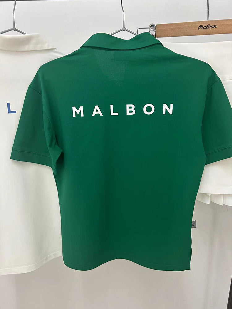 MALBON Korea Women's Bucket Polo T-shirt short sleeve