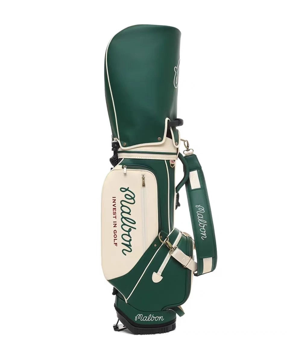 MALBON Korea 2025 Limited Edition Newtro Heritage Stand Bag Lightweight Waterproof Caddy Golf Bag