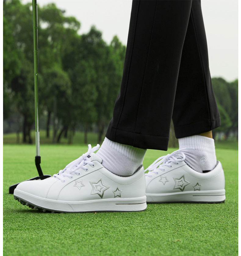 GREEN STAR Women's Golf Shoes Waterproof stud-less ladies casual golf shoes