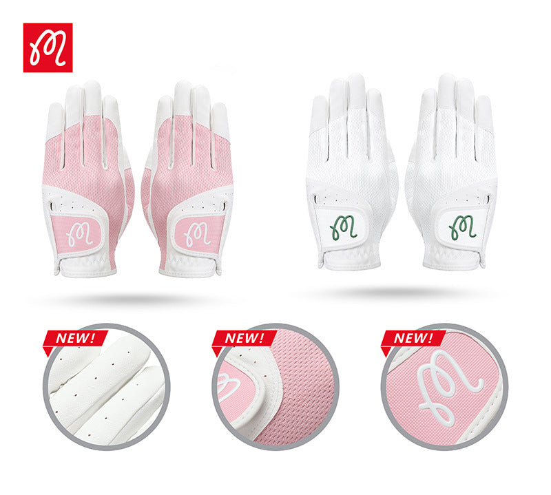 MB Korea Ladies Premium Golf Gloves Set (left & right) non-slip