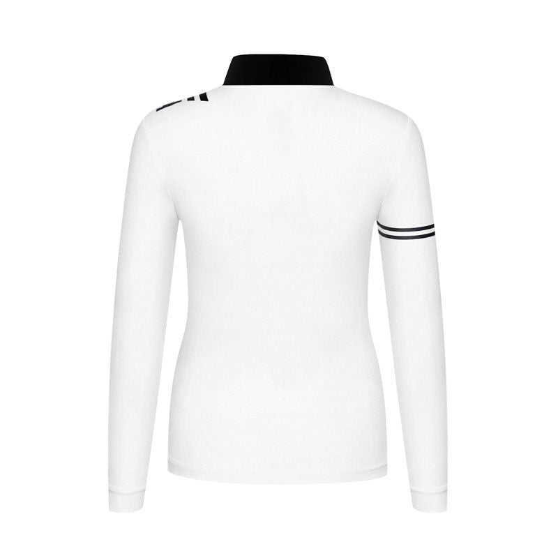 PXG Women SS Black & White Quick Drying Casual Slim Top Golf T-Shirt Long Sleeve