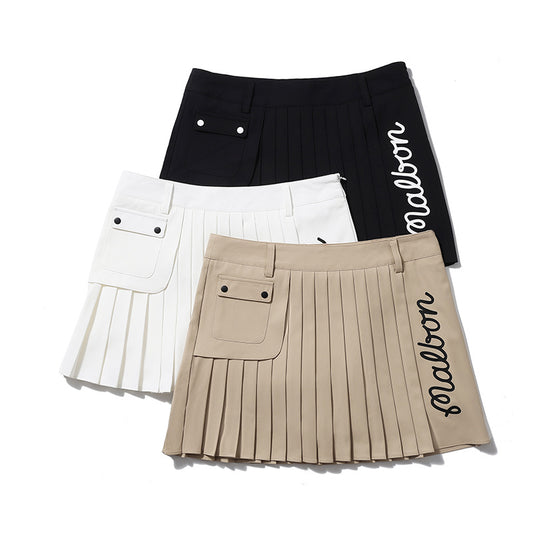 MALBON Korea Basic Pocket Golf Skirt SS Women