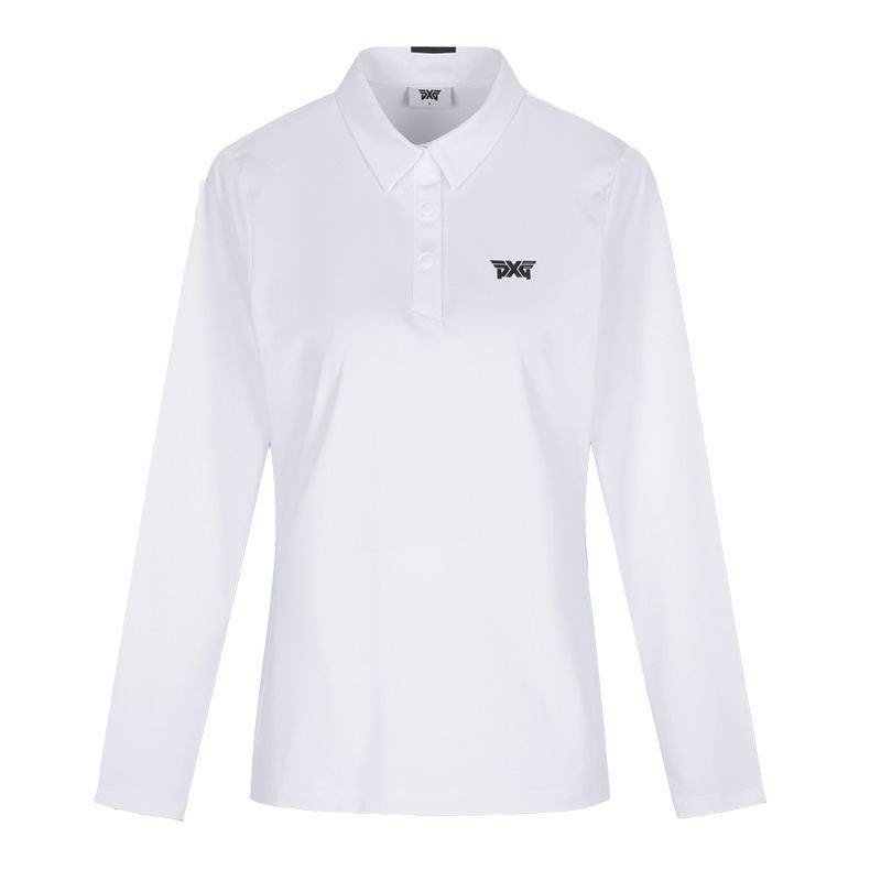 PXG Women Golf Shirt long-sleeve FW casual loose polo shirt