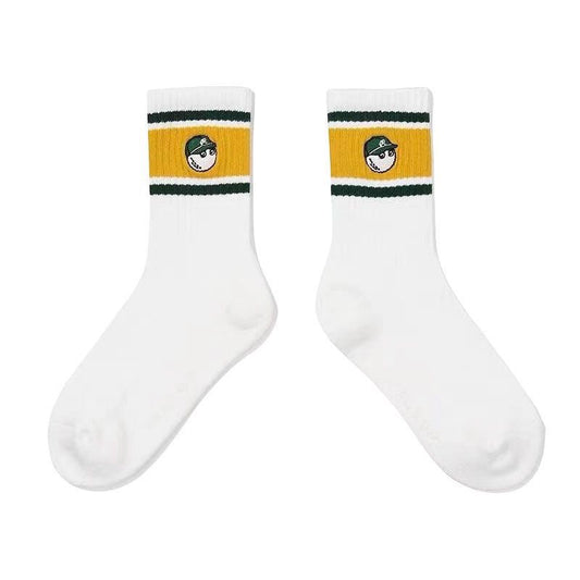 MB Korea Bucket Wapen Crew Socks Unisex Golf Socks