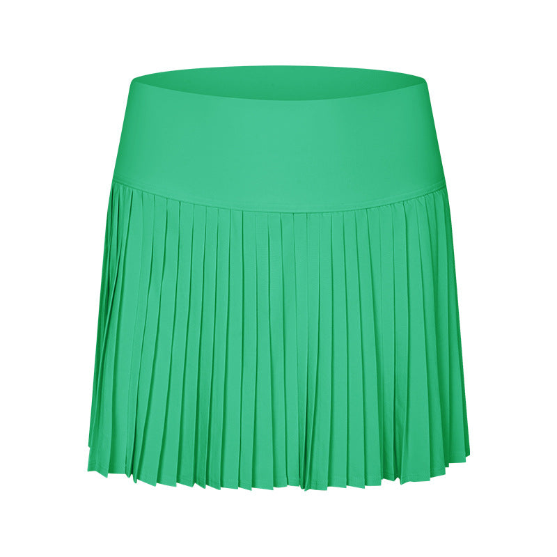 GREEN STAR Women Golf Skorts SS Cooling stretch fabric pleated golf skirt with inner pockets