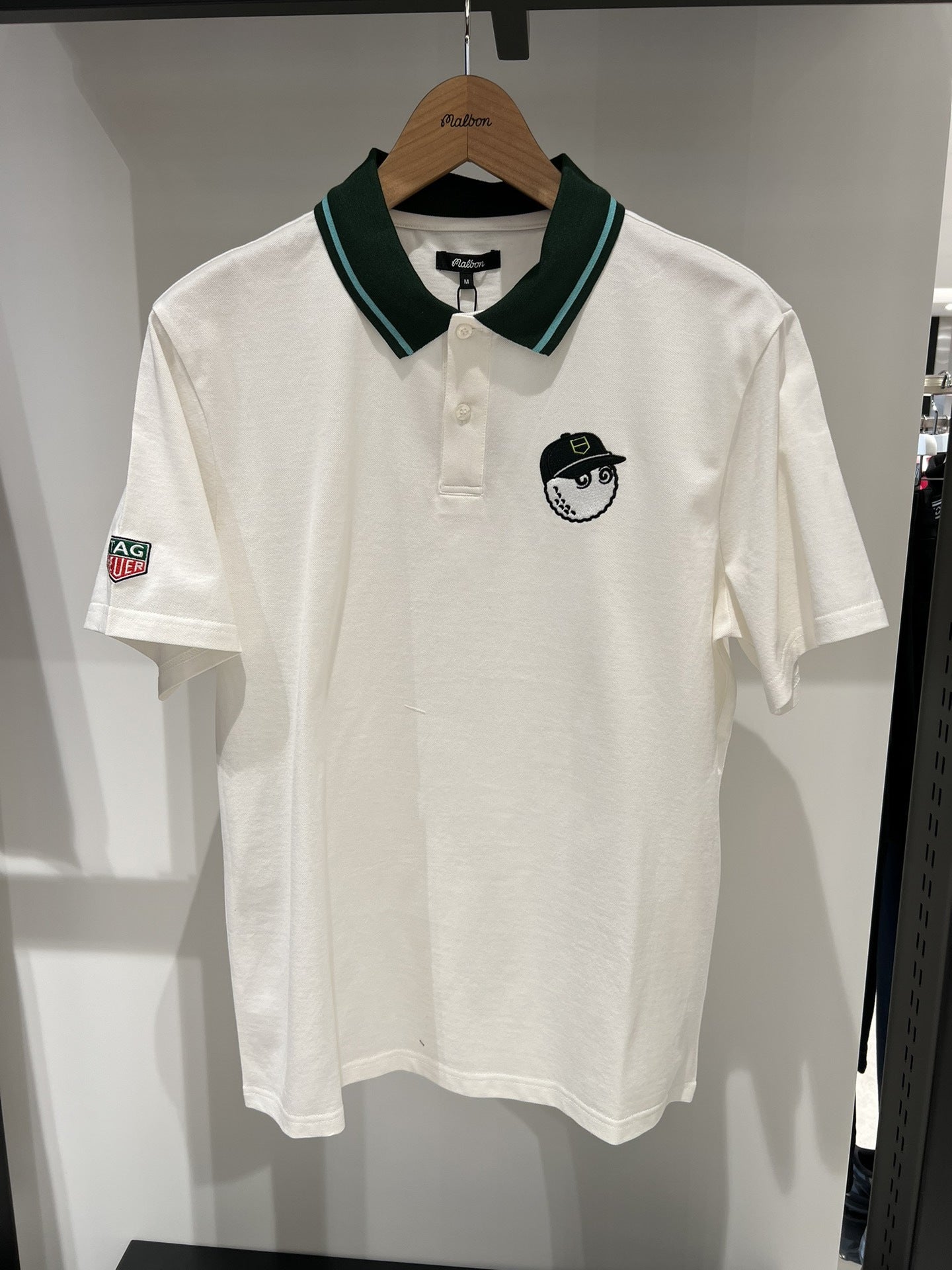 Malbon Korea Men's Golf Polo Shirt TH Collab Edition short sleeve top