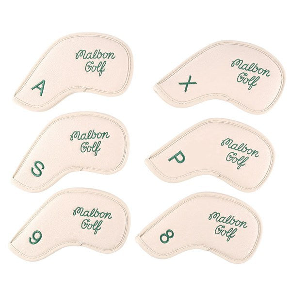 MB Golf 10pcs Iron Cover Set Cream White