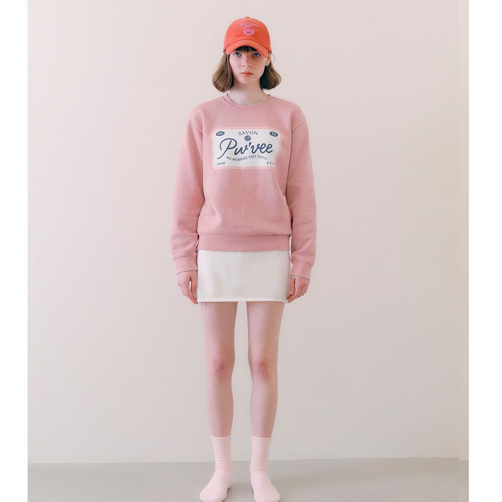 Pivvee Korea Women's Long Sleeved Crew Neck Golf Sweatshirt Cotton