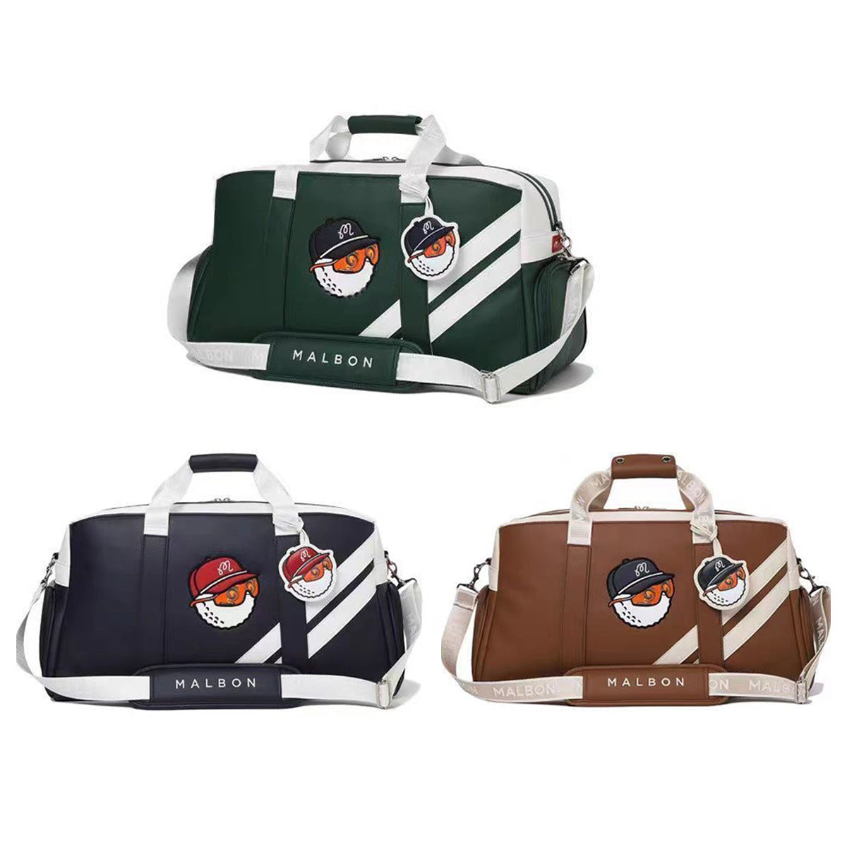 MALBON Korea Player Classic Boston Bag Korean Sports Shoulder Bag Unisex