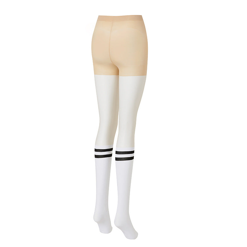 Celebrity Golf 2-In-1 Golf Tights, leggings + half stockings, sunscreen leggings, sports stretch tights & socks attached