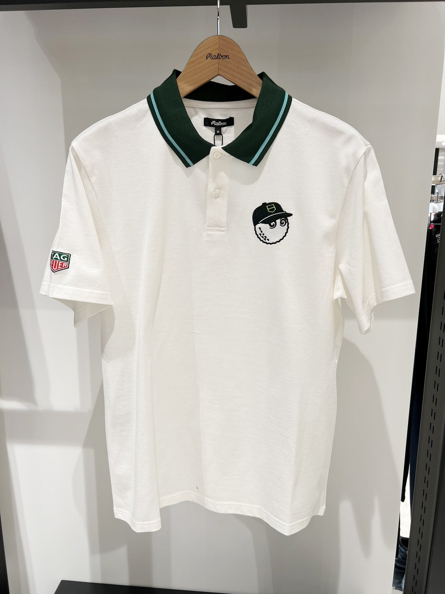 Malbon Korea Men's Golf Polo Shirt TH Collab Edition short sleeve top