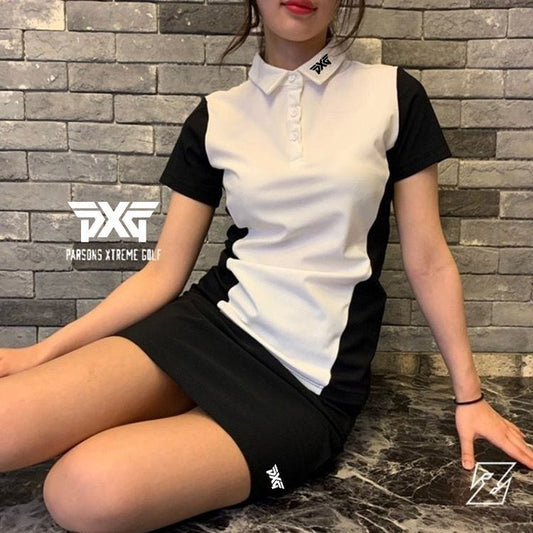 PXG Women SS short-sleeved golf polo shirt quick-drying loose breathable t-shirt