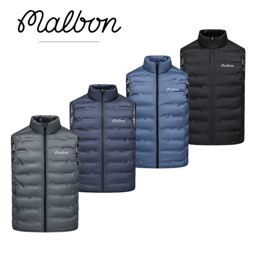 MALBON Golf Korea Men FW Duck Down Vest Thermal Lock Temperature